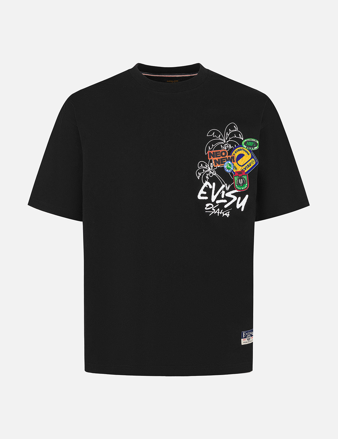 ステッカー 仏頭 ルーズフィット Tシャツ